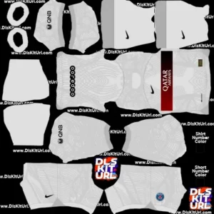 PSG 23 24 Kits for DLS 24 Dream League Soccer 2024