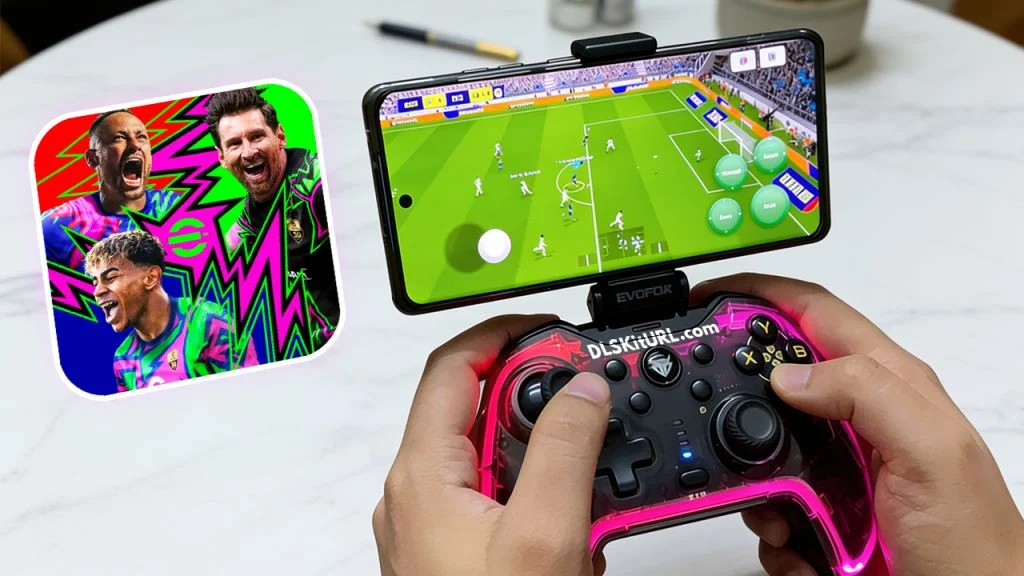 Playing-eFootball-Mobile-with-controller