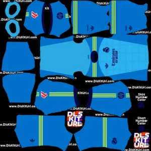 Real Madrid DLS 26 27 Goalkeeper away Kits