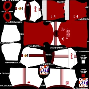 arsenal dls 26 27 home kit